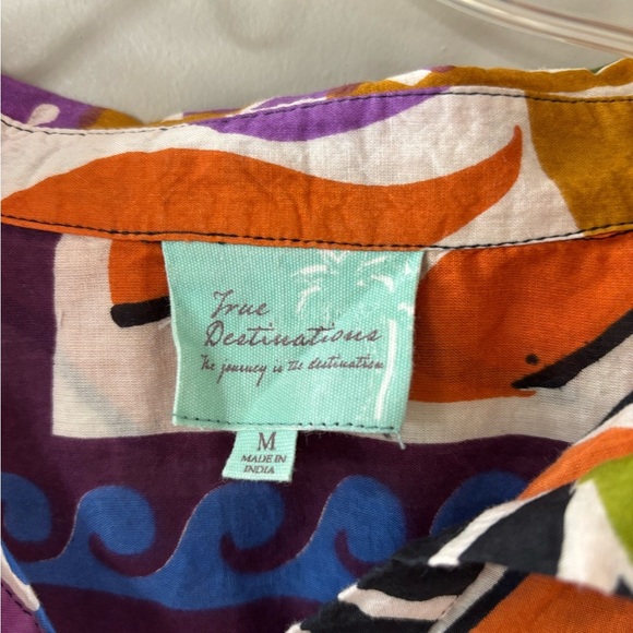 True Destinations Colorful Abstract Shirt - Picture 2 of 4